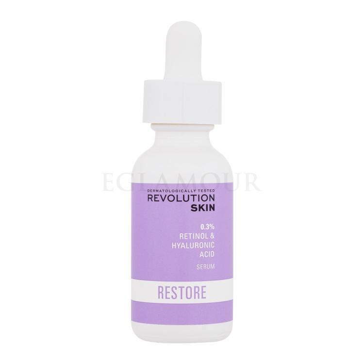 Revolution Skincare Restore 0.3% Retinol &amp; Hyaluronic Acid Serum Gesichtsserum für Frauen 30 ml