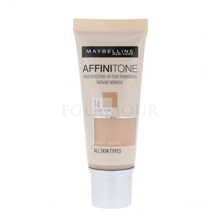 Maybelline Affinitone Foundation für Frauen 30 ml Farbton  14 Creamy Beige