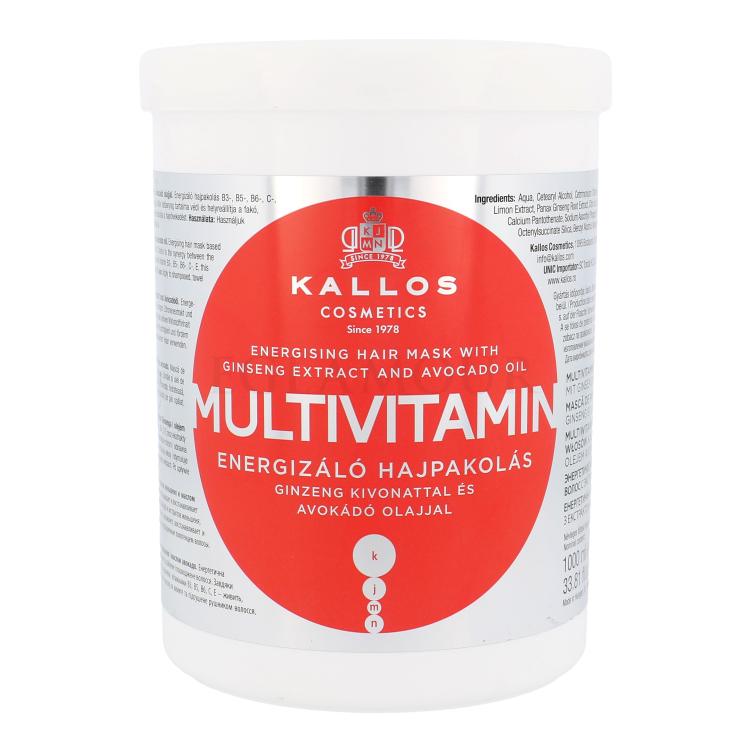 Kallos Cosmetics Multivitamin Haarmaske für Frauen 1000 ml