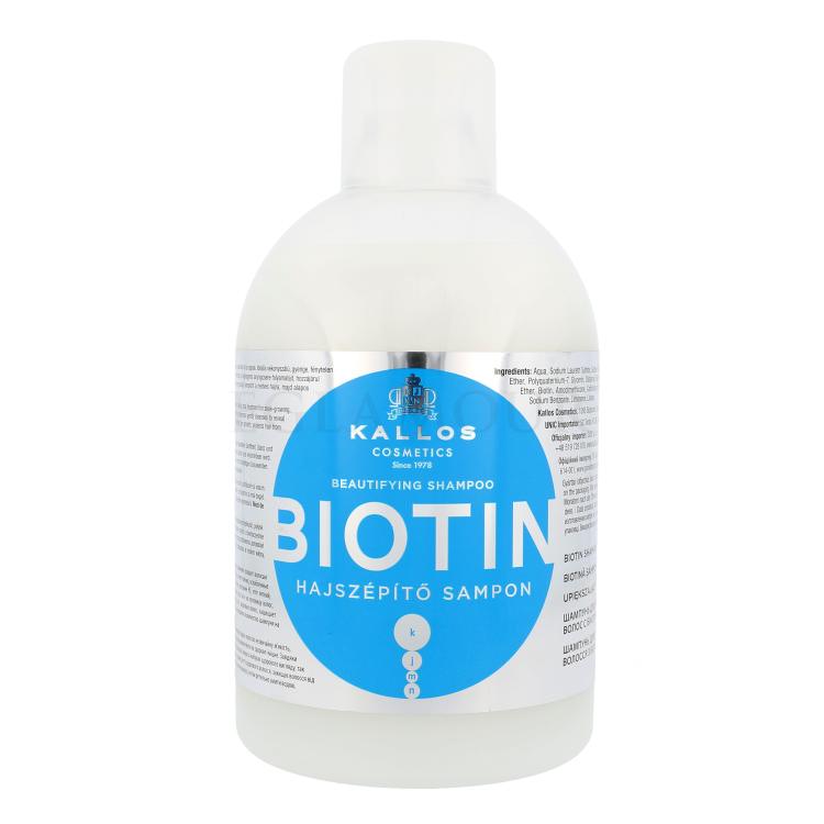 Kallos Cosmetics Biotin Shampoo für Frauen 1000 ml
