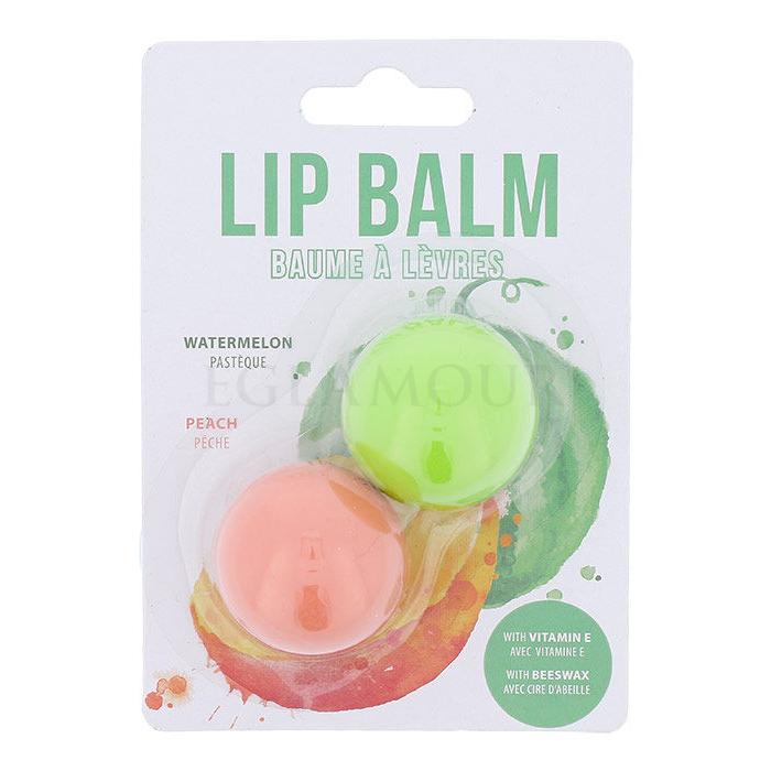 2K Lip Balm Watermelon &amp; Peach Geschenkset Lippenbalsam 2,8 g Watermelon + Lippenbalsam 2,8 g Peach