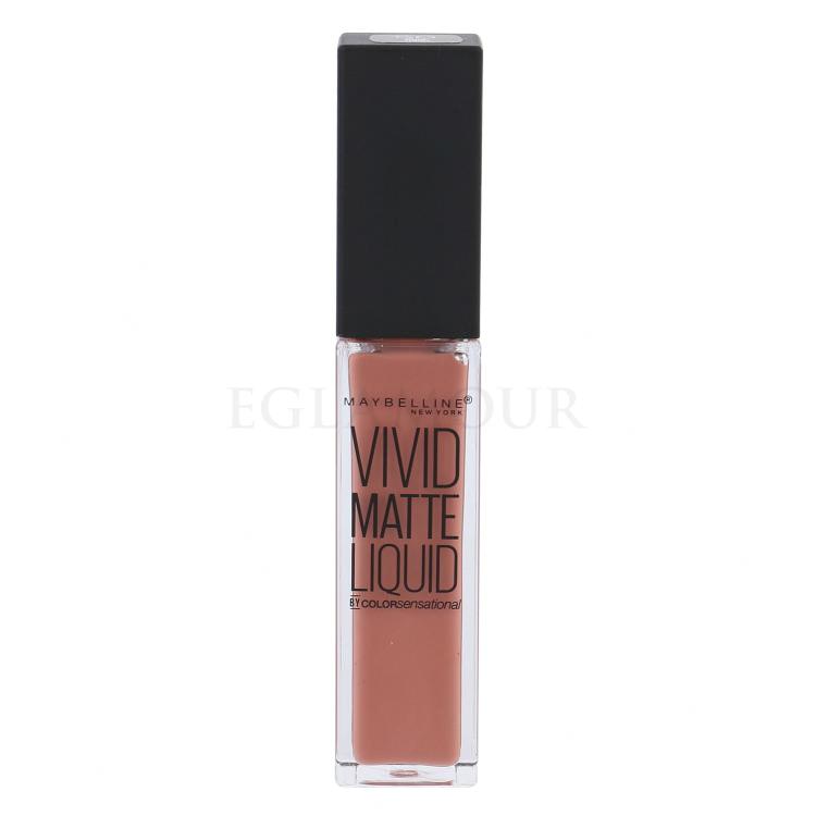 Maybelline Color Sensational Vivid Matte Liquid Lippenstift für Frauen 8 ml Farbton  50 Nude Thrill