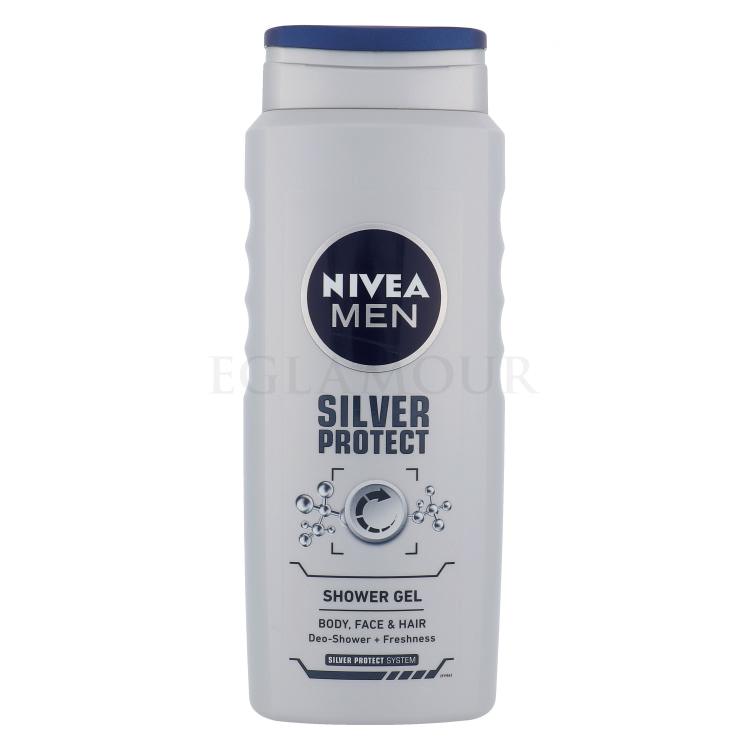 Nivea Men Silver Protect Duschgel für Herren 500 ml