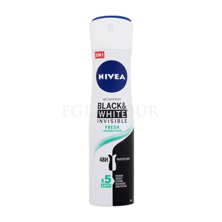 Nivea Black &amp; White Invisible Fresh 48h Antiperspirant für Frauen 150 ml