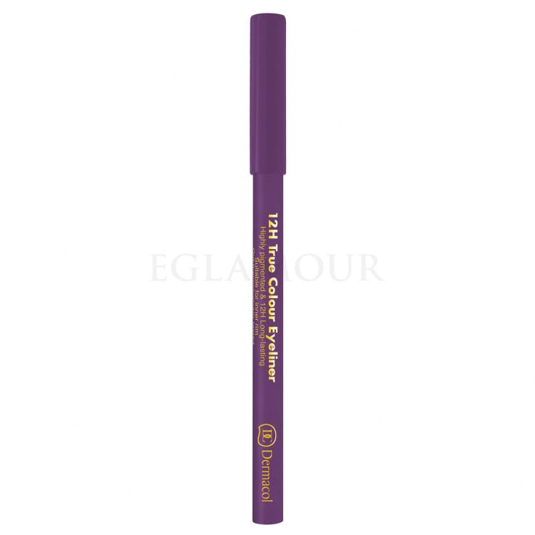 Dermacol 12H True Colour Kajalstift für Frauen 0,28 g Farbton  3 Purple