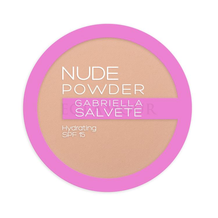 Gabriella Salvete Nude Powder SPF15 Puder für Frauen 8 g Farbton  03 Nude Sand