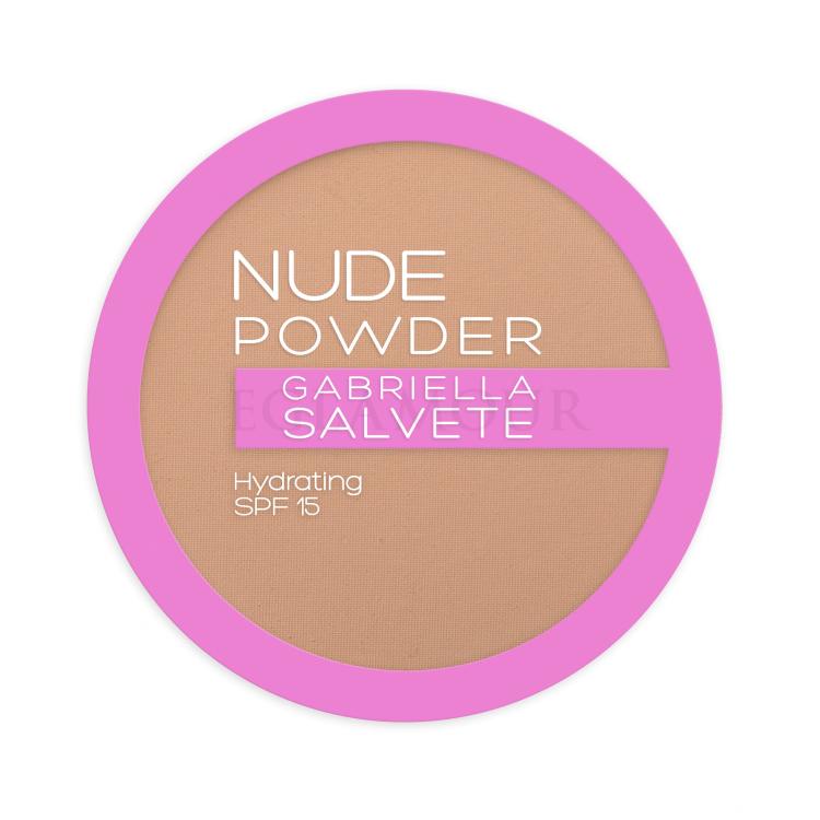 Gabriella Salvete Nude Powder SPF15 Puder für Frauen 8 g Farbton  04 Nude Beige