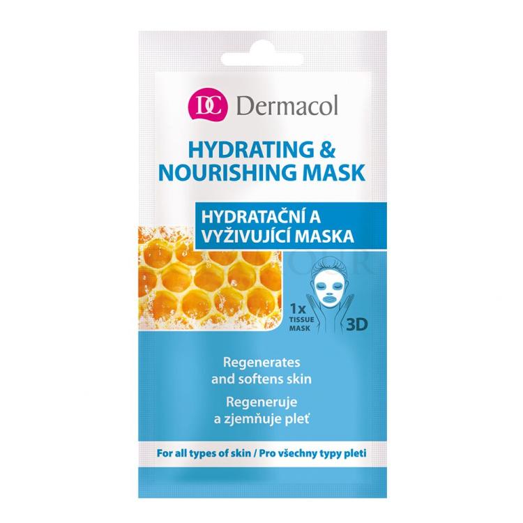Dermacol Hydrating &amp; Nourishing Mask Gesichtsmaske für Frauen 15 ml