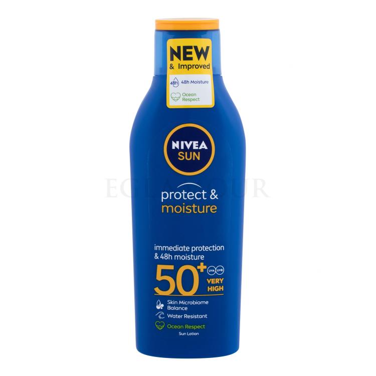 Nivea Sun Protect &amp; Moisture SPF50+ Sonnenschutz 200 ml