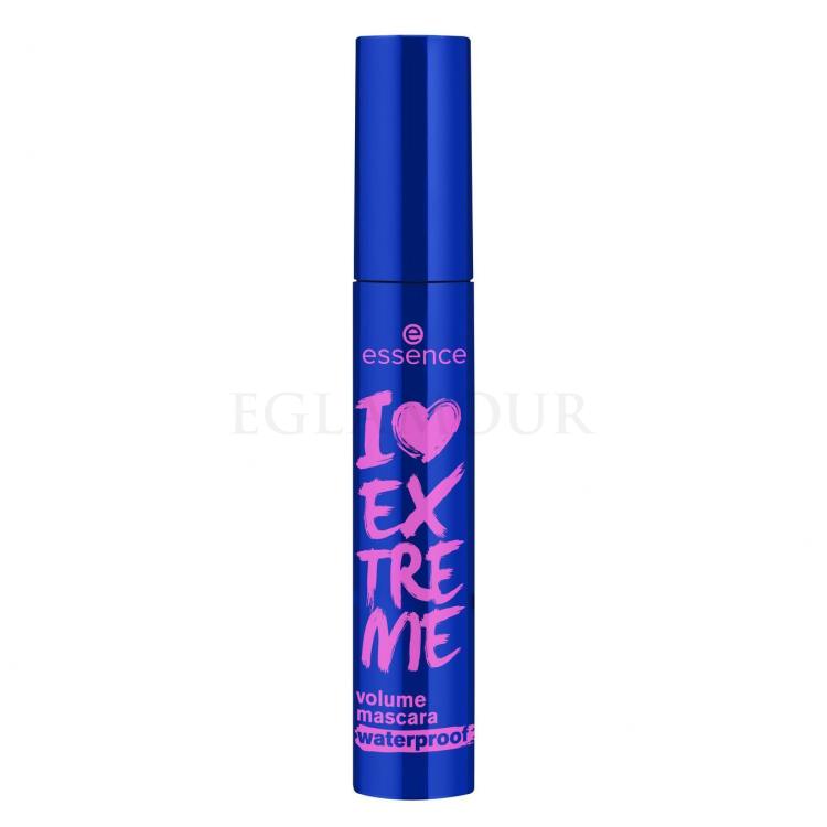 Essence I Love Extreme Volume Waterproof Mascara für Frauen 12 ml Farbton  Ultra Black