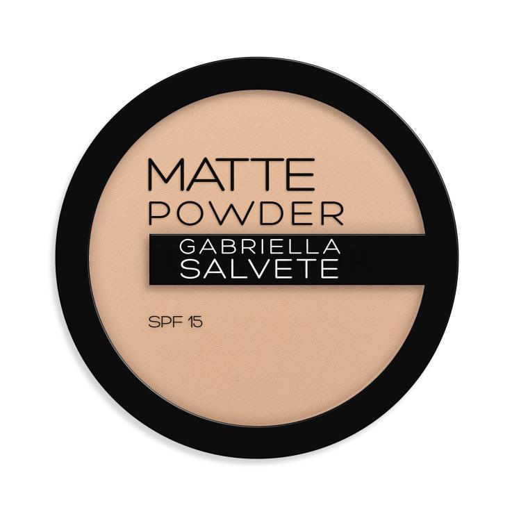 Gabriella Salvete Matte Powder SPF15 Puder für Frauen 8 g Farbton  02