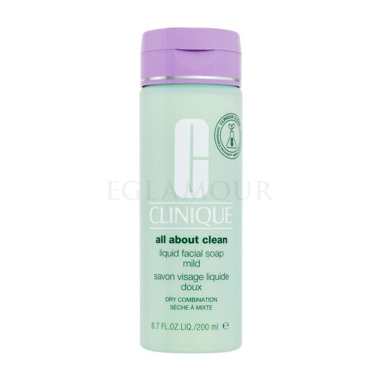 Clinique All About Clean Liquid Facial Soap Mild Reinigungsseife für Frauen 200 ml