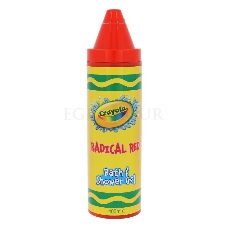 Crayola Bath &amp; Shower Gel Duschgel für Kinder 400 ml Farbton  Radical Red